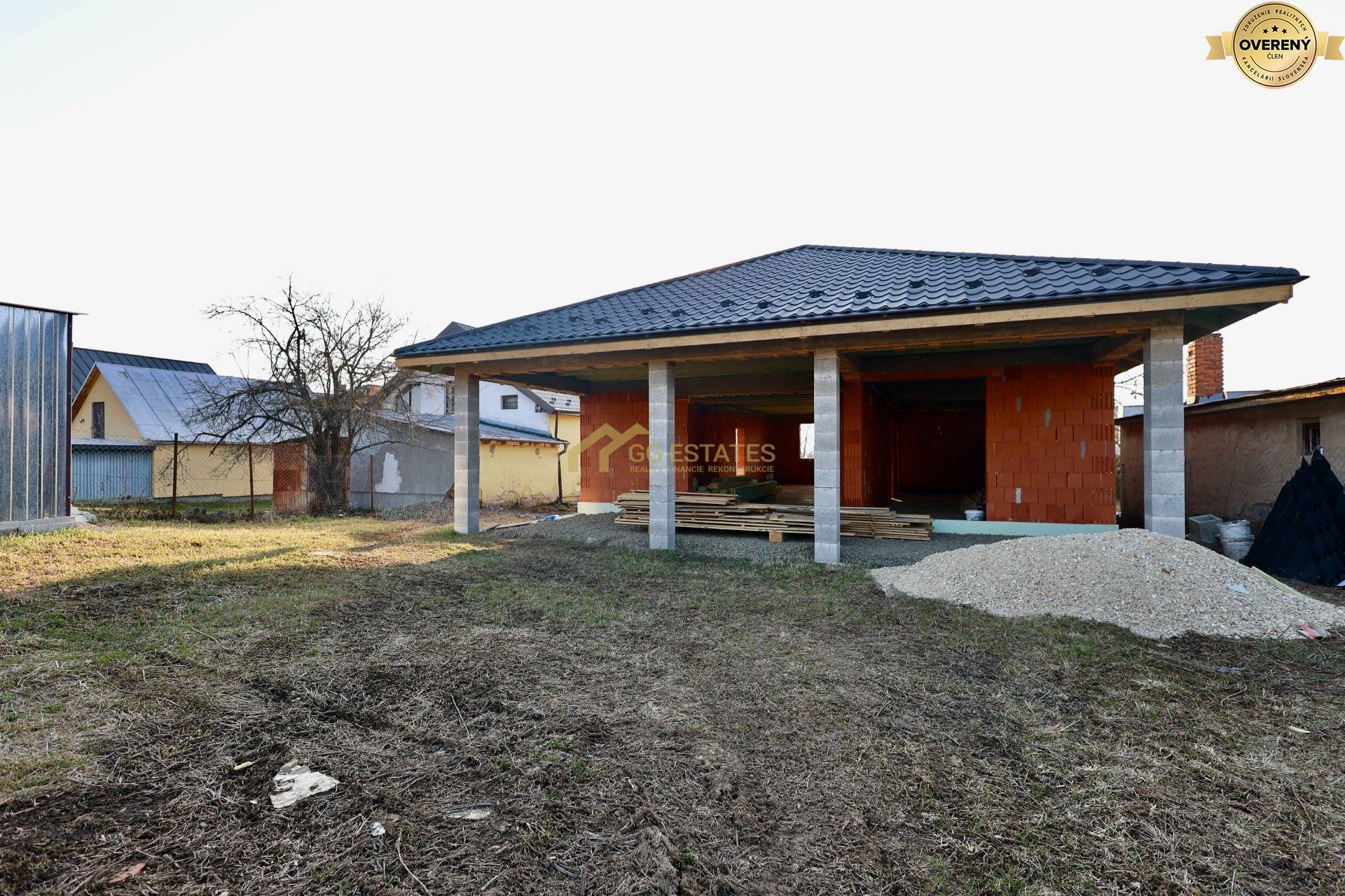 Novostavba rodinného domu v obci Rakovec nad Ondavou