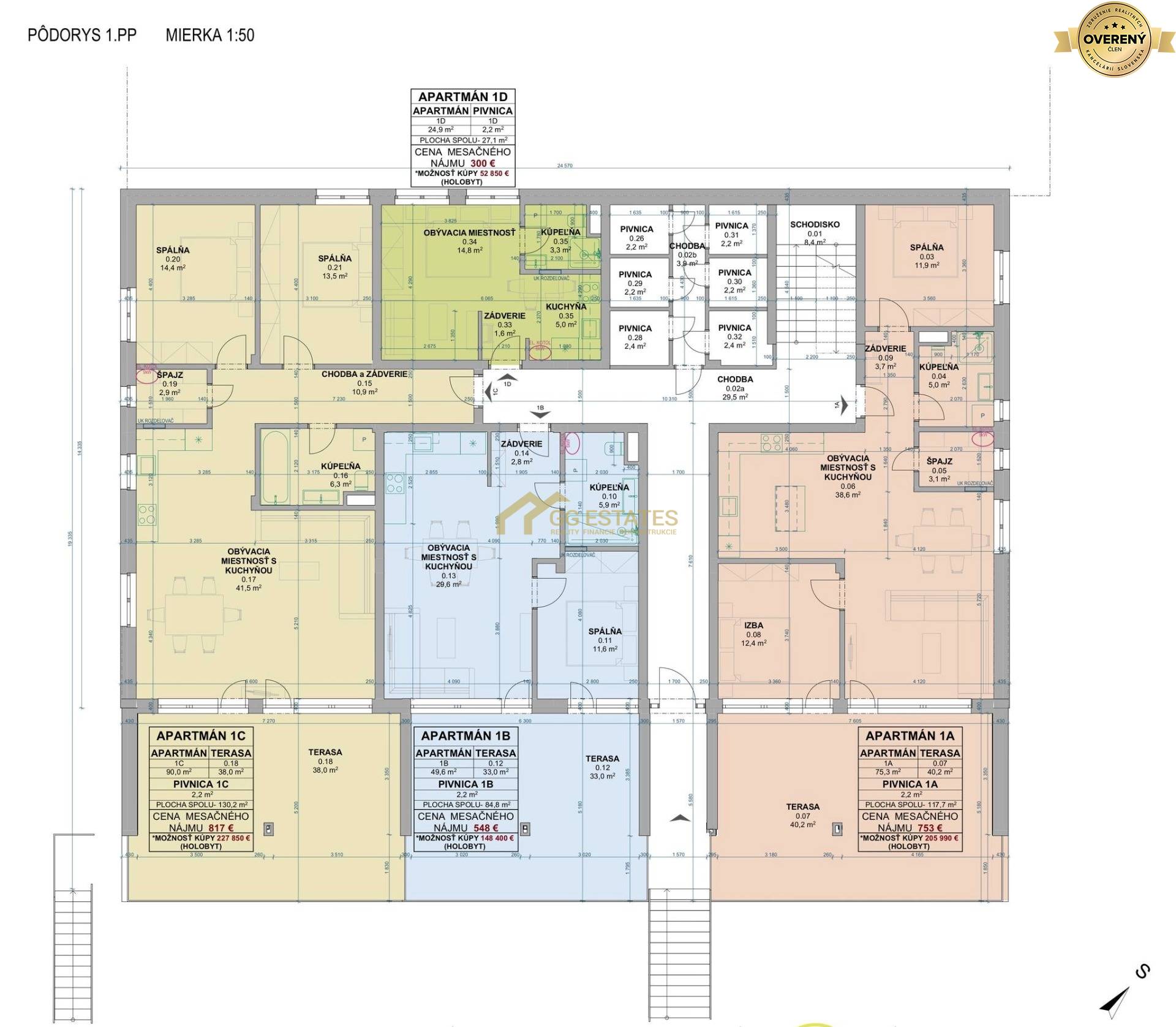 Investičné apartmány Hôrka na predaj